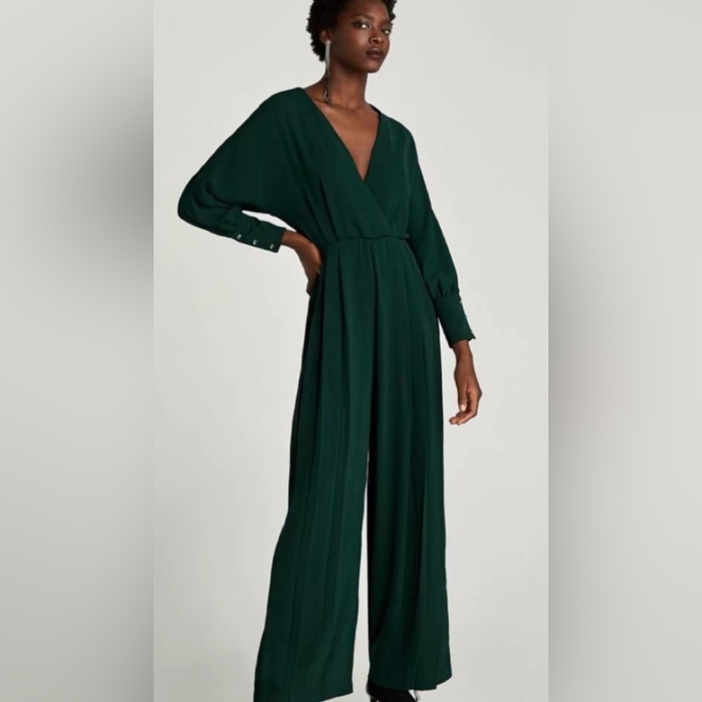 Elegant Green Jumpsuit Zara